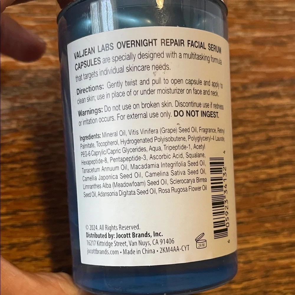 Overnight Repair Face Serum Capsules - Blue